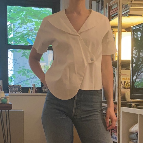 Opening Ceremony asymmetrical button down shirt - Picture 3 of 8